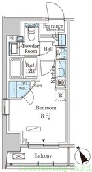 パークアクシス日本橋茅場町ステーションゲートの物件間取画像